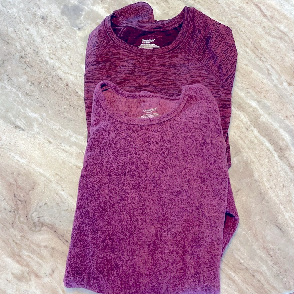 SET OF 2 CLIMATE RIGHT TOPS